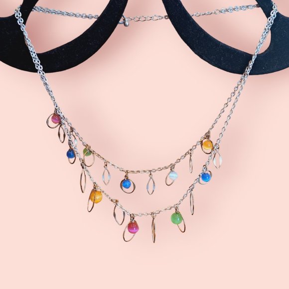 Lia Sophia Double strand necklace - Picture 1 of 5